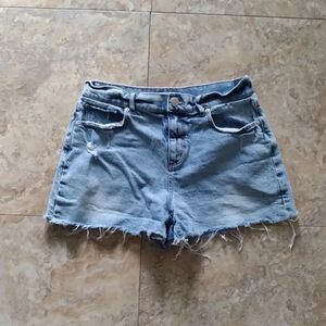 LOFT The High Waist Cut Off denim shorts, size 26/2